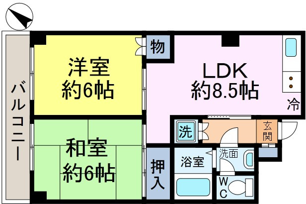 サンコートの間取り