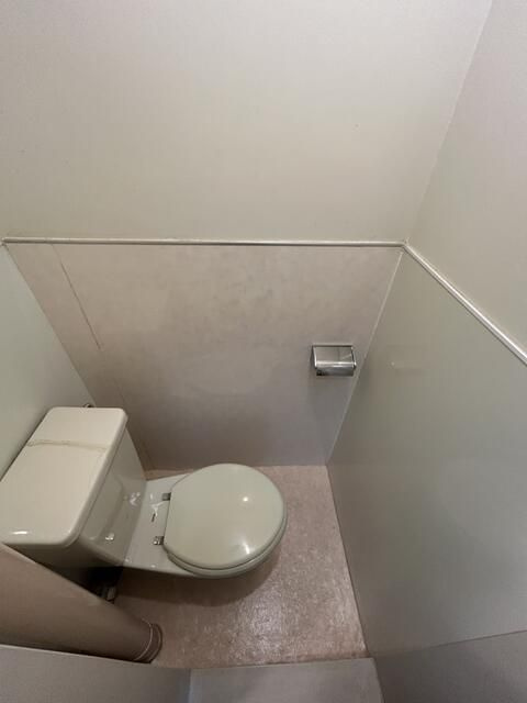 コーポ梅沢のトイレ|落ち着いた色調のトイレです