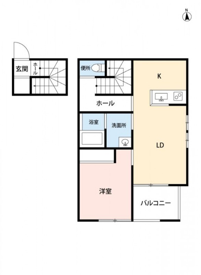 【間取り】 | Casa soleggiata