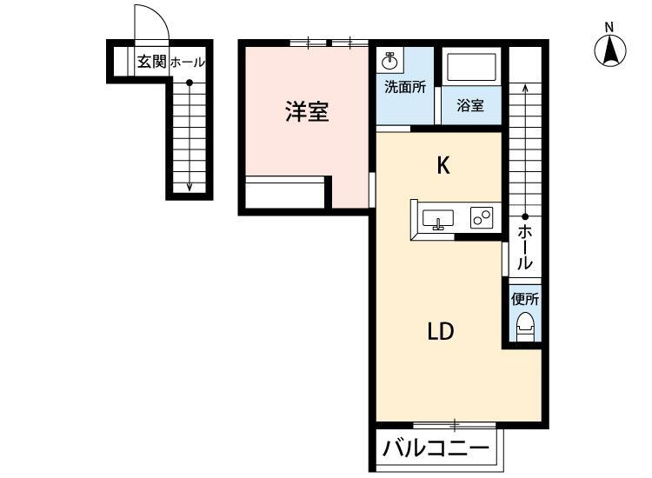 【間取り】 | Casa soleggiata