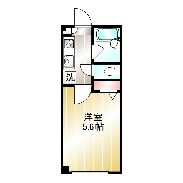 西東京市南町１丁目のアパートの間取り