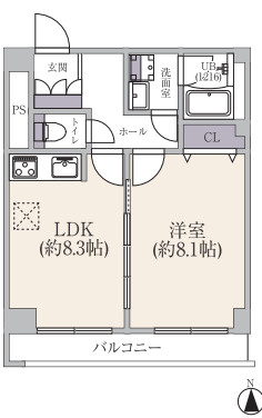 【間取り】 | リバーサイド・ヒロ