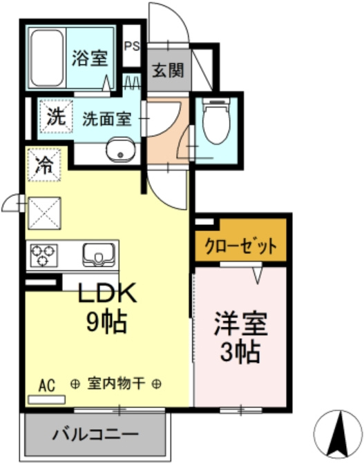 ハッピーハイムの間取り
