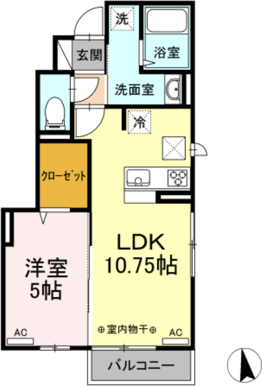 アネックスA芝久保の間取り