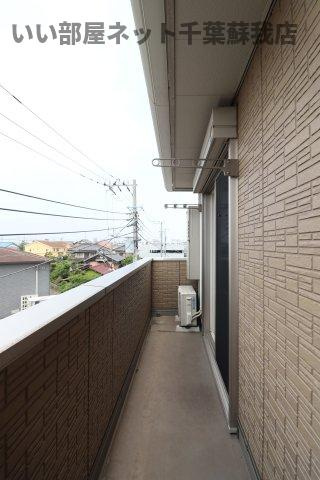 エスポワールのバルコニー|バルコニー付きです
