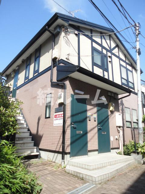 文京区本駒込１丁目のアパートの外観