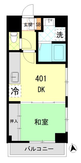 【間取り】 | エンゼルハイム梅屋敷第２