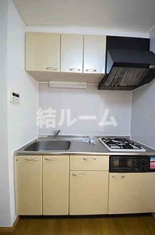 中野区大和町２丁目のアパートのキッチン