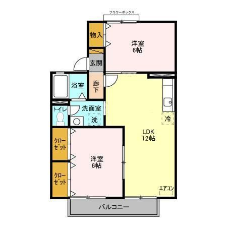 【間取り】 | カーサみつわ台　ＣＤ