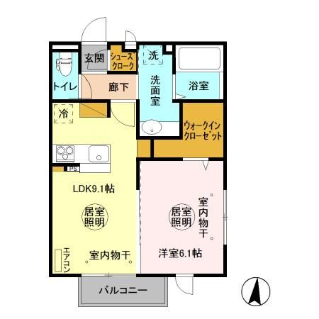グランマーレＭＩＴＯ　Ｅの間取り