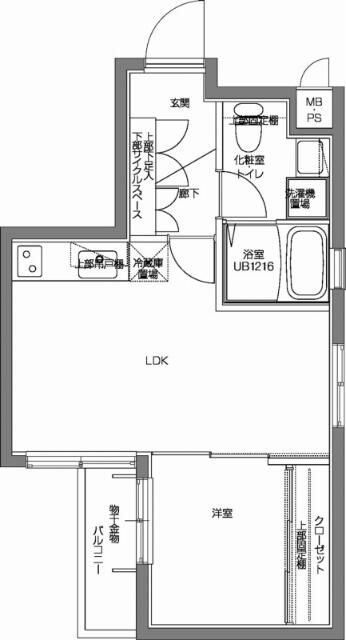 パティーナＶ代々木上原の間取り
