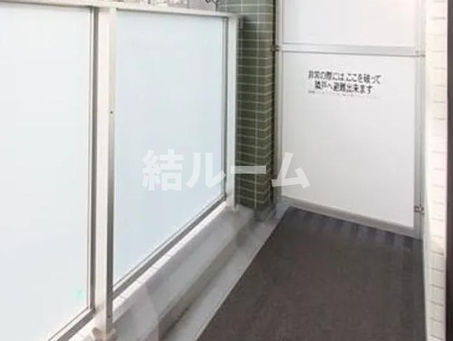 板橋区高島平９丁目の賃貸マンションのバルコニー