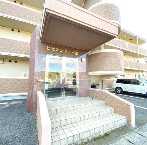 熊本市北区弓削６丁目の賃貸マンションのエントランス|エントランスです