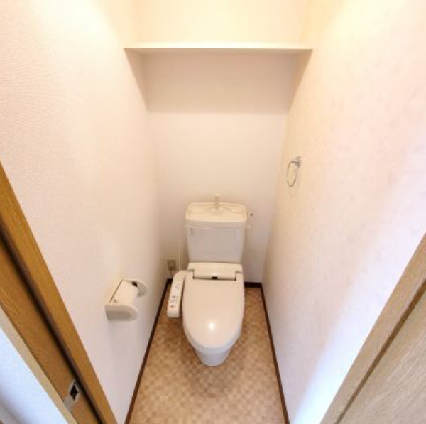 熊本市北区弓削６丁目の賃貸マンションのトイレ|トイレもきれいです
