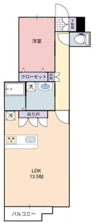 【間取り】 | フローリッシュ大久保Ⅱ | 間取りです。