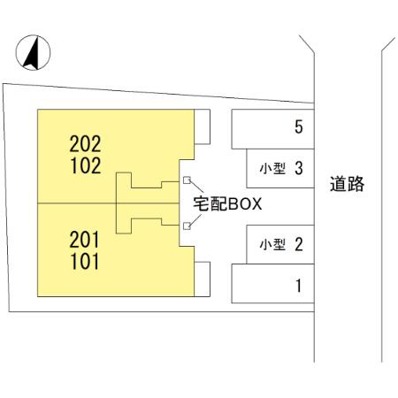 アスフォートの区画図