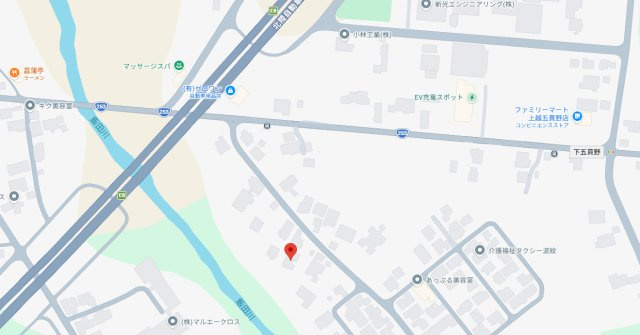 東中島中古物件の地図