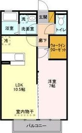 クレール上落合の間取り|間取りです。