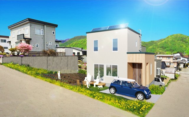南区藤野2条11丁目　土地の完成予想図|※建築イメージ
