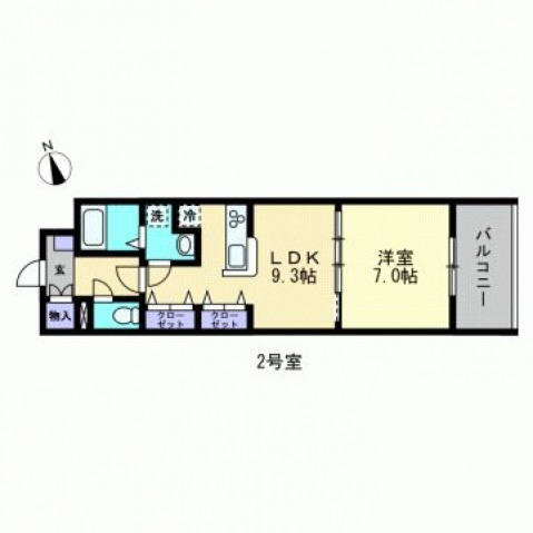 M・terraza吉島東の間取り|間取り図