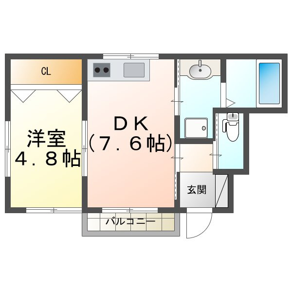 GLAハート明石の間取り