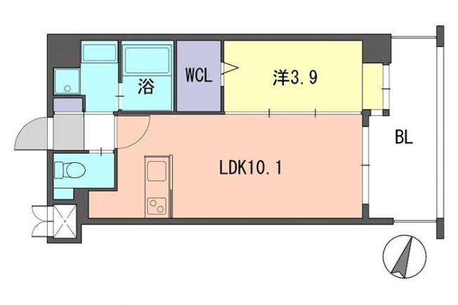 【間取り】 | ラフィーネ井尻