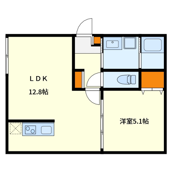 【間取り】 | アステール旭町