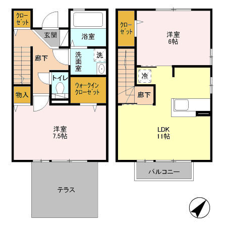 【間取り】 | プラムコート