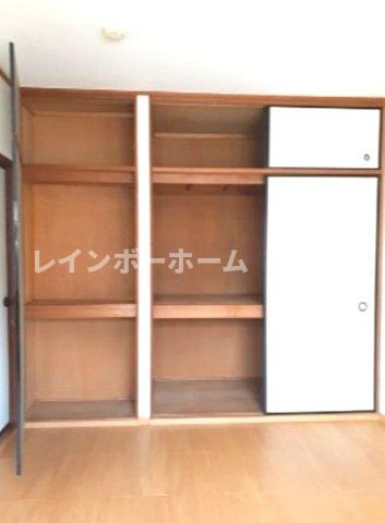 ロマニー高柳1※初期費用分割あと払いサービス利用可能物件の収納