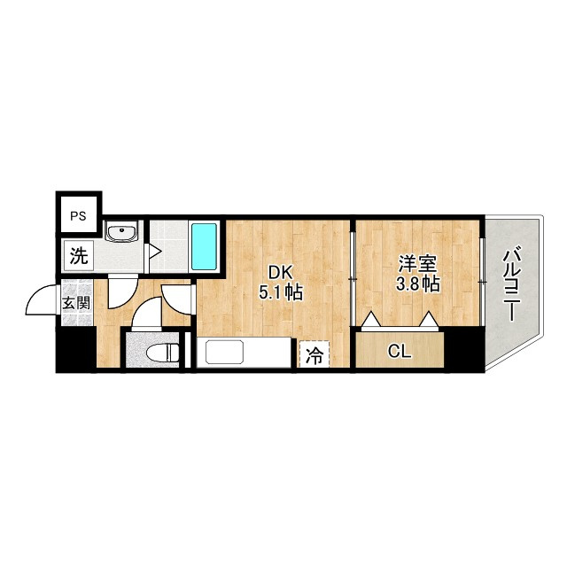ARCA九条の間取り