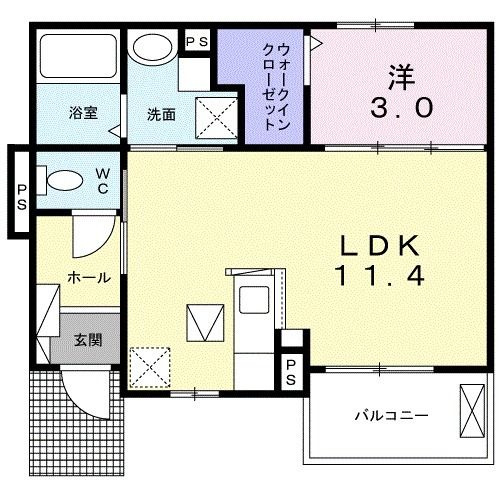 サピュイエ瑞穂の間取り