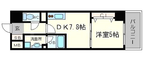 サージュ天王寺の間取り|サージュ天王寺　間取り