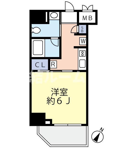 板橋区宮本町の賃貸マンションの間取り