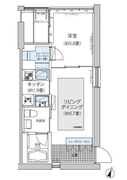 ガーデニエール砧ウエストの間取り