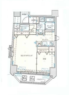 【間取り】 | バージュアル新御徒町 | 間取りです。