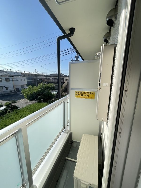 グレイス岩槻のバルコニー