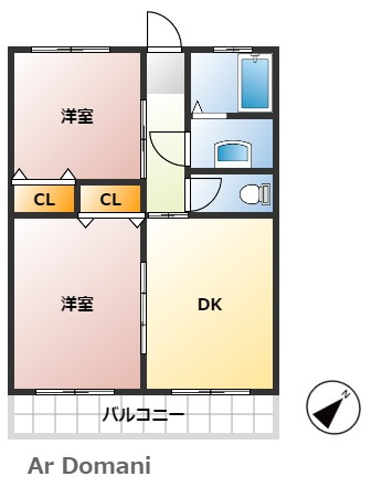 【間取り】 | ロイヤルクレセント