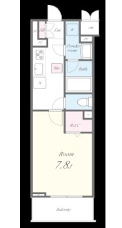 Ｌａ　Ｍａｄｒｅ幸福館の間取り