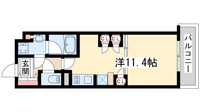 【間取り】 | アパートメンツ江坂