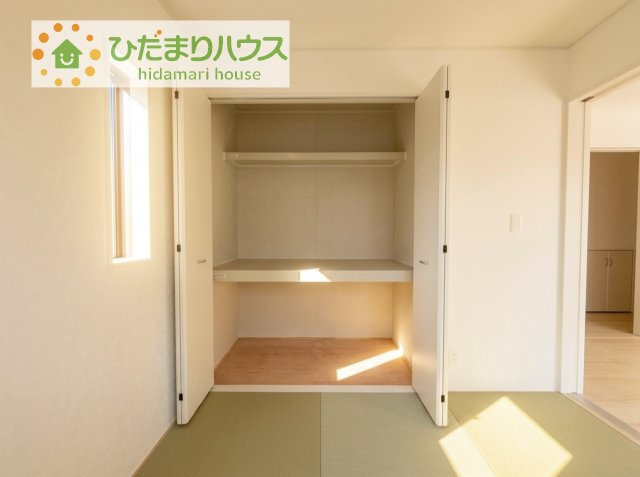 【収納】 | 土浦市右籾第13　新築戸建 | 和室の収納は横開きクローゼット！
しまった物の出し入れも楽々です(^^)