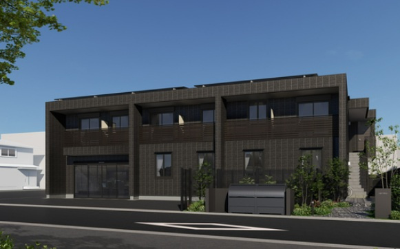 （仮称）高松６丁目メゾンの外観パース