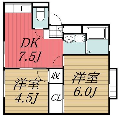 【間取り】 | 原ハイツ五井