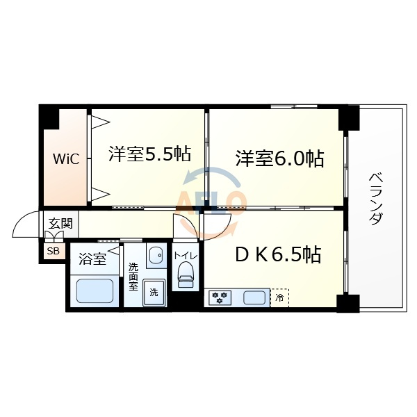 フラットフォーアイザワの間取り|フラットフォーアイザワ　間取り