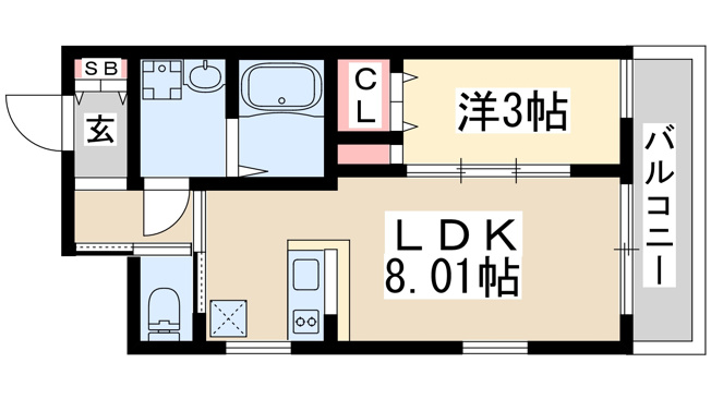 【間取り】 | ライブフラット塚本新北野