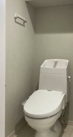 テラス戸越公園のトイレ|落ち着いた色調のトイレです