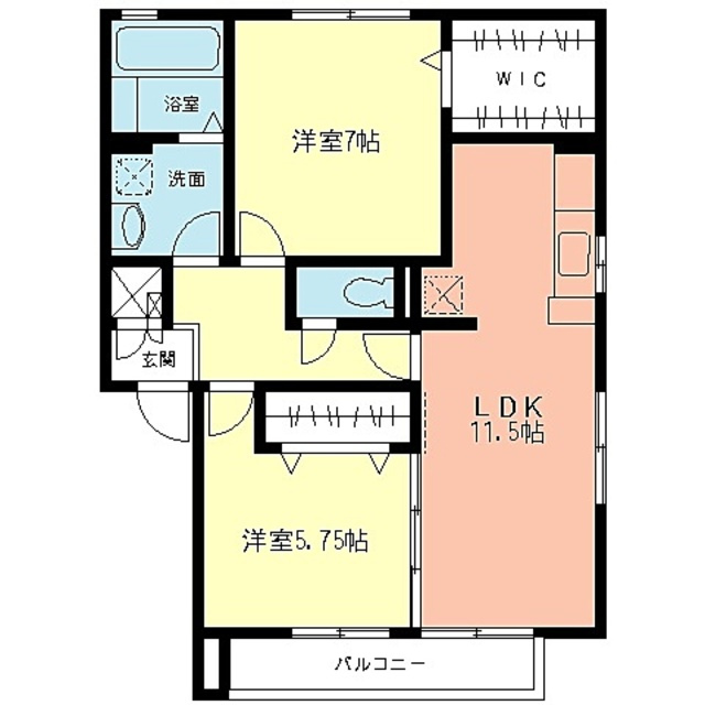 カンテリオBの間取り