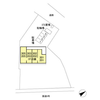 【区画図】 | ビブレ弁天