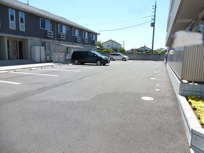 バンブーハイムの駐車場