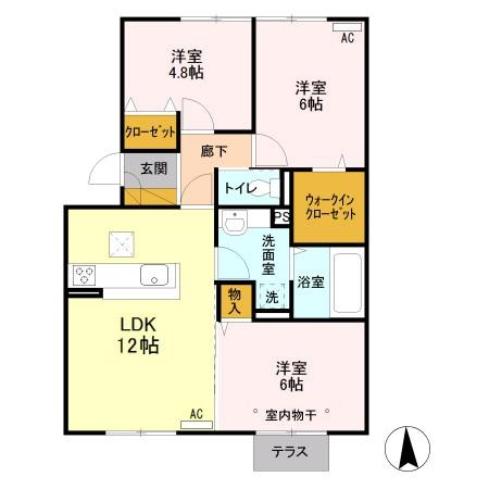 バンブーハイムの間取り
