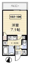 練馬区氷川台４丁目のアパートの間取り